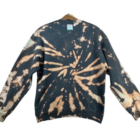 The Scrappy Camper Womens Sweatshirt Sz M Upcycled TieDye Boho Floral Festival - Picture 2 of 13